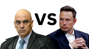 Elon Musk e Alexandre de Moraes