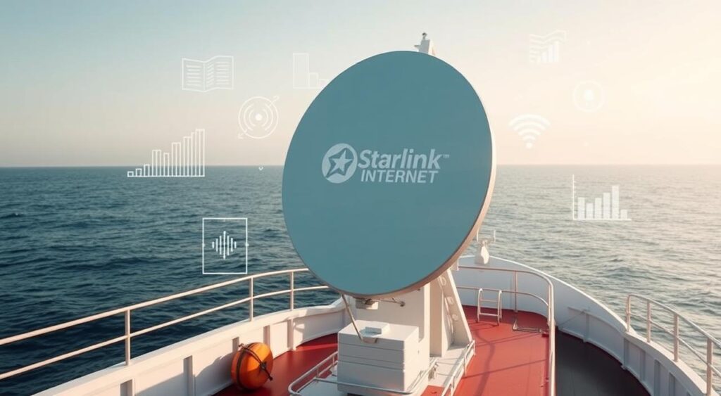 dicas de uso para otimização Starlink Maritime