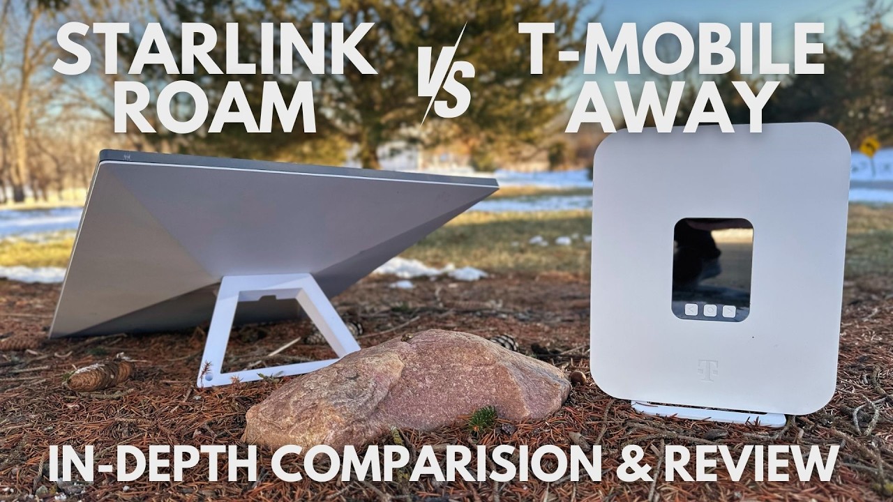 Comparação interessante: T-Cellular AWAY vs Starlink ROAM